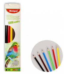 Creioane colorate 6 cul. Meipai